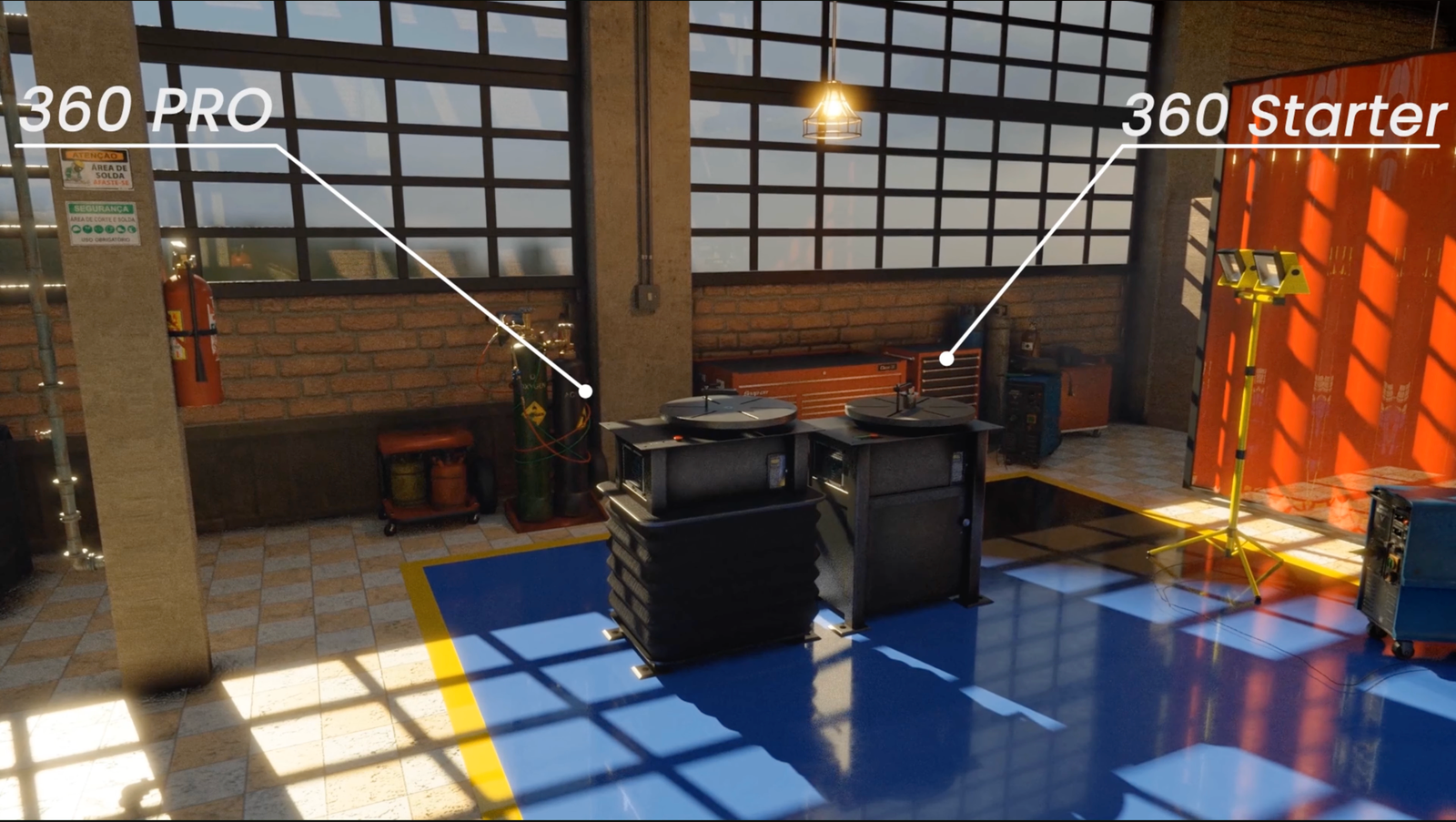 Rotary welding table